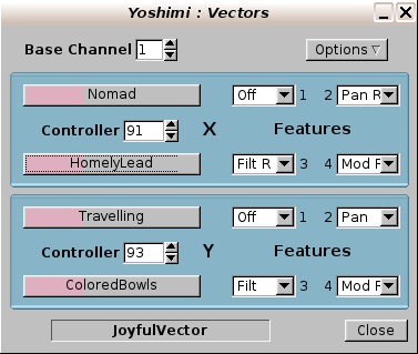 Yoshimi--Vector Window
